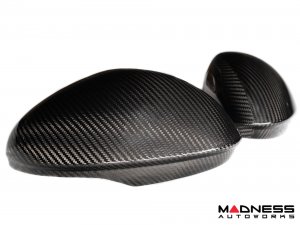 Alfa Romeo Giulia Mirror Covers - Carbon Fiber - Caps - Feroce Carbon